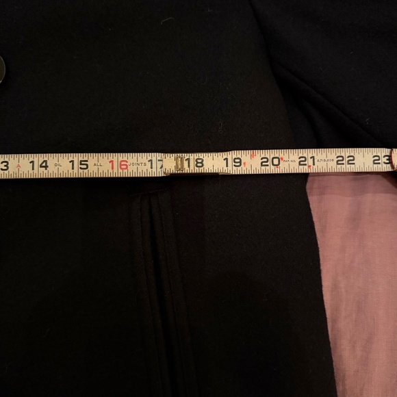 L.L. Bean Italian Wool Navy Blue Double Breasted Peacoat, Men's M - Picture 7 of 11